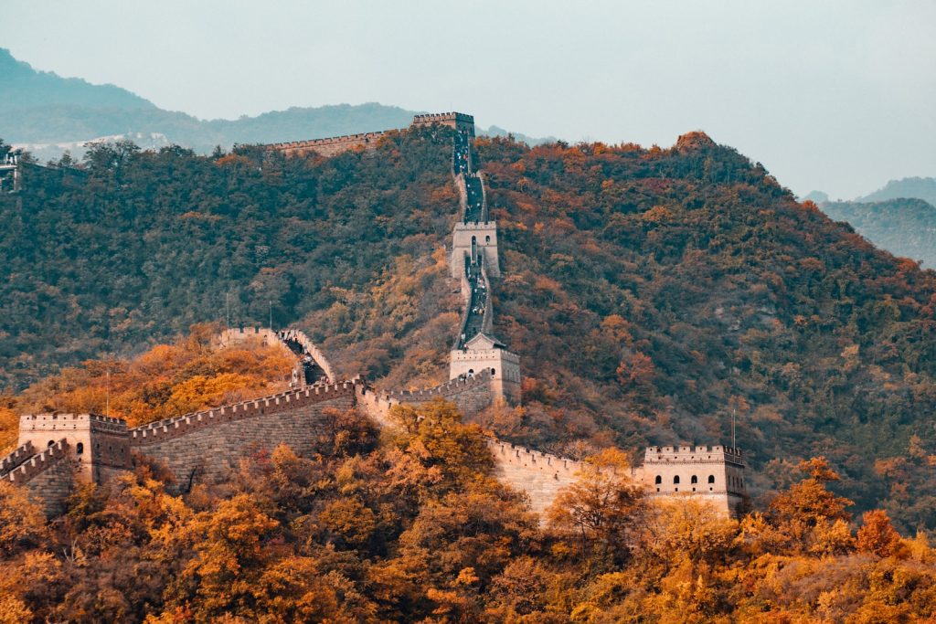 Great Wall of China: Walk along this iconic man-made structure stretching over 5,500 miles